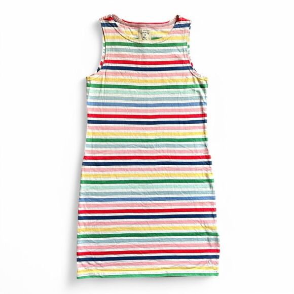 Joules Riva Multicolor Striped Jersey Dress Size 4 - Picture 2 of 4